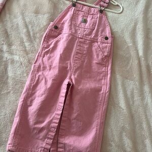 Pink Kids Overalls